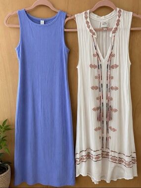 Two ladies small dresses.
